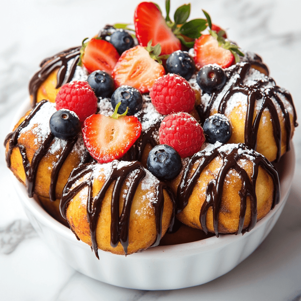 Beignets — Garnished